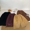 Pantalones para Niños 2026 Invierno Estilo Coreano Color Sólido Casual Pantalones de Pana Engrosados para Niños y Niñas, Versátiles Pantalones Rectos con Forro de Felpa para Niños