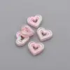 Color AB electrochapado agujero recto estrella hueca corazón a corazón corazón de melocotón cuentas sueltas DIY cadena de teléfono móvil colgante material decorativo con cuentas