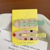 2 Paquetes de Pasadores Serie Jugo, Lindos Pasadores de Corazón para Flequillo Estilo Niña, Pinzas de Maquillaje de Uva Sandía, Pasadores, Accesorios para el Cabello de Frutas