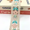 Estilo Étnico Lantejoula Código de Barras Acessórios Renda Bordada Multicor Renda Roupa Decoração da Dinastia Han Fita Artesanal DIY