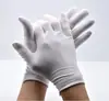 Guantes blancos de algodón puro engrosados guantes de protección laboral guantes de trabajo etiqueta de trabajo plato de texto para jugar cuentas al por mayor de fábrica de guantes de algodón de comercio exterior