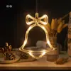 Luces Led Navideñas de Ventosa para Interiores Cadena de Luces Decoración Festiva Luces con Forma de Copo de Nieve y Campana Luces Decorativas para Habitación Luces de Ambiente
