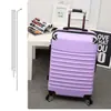 Mala de Rodinha Giratória Personalizável para Mulheres 20 polegadas Mala de Viagem Masculina 20 polegadas Tendência Versátil Cor Sólida Bagagem