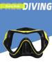 Gafas de buceo nuevas para hombre y mujer adultos, montura grande, espejo de silicona, máscara de esnórquel, gafas de buceo totalmente secas, equipo, transfronterizo