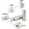 Tornillos Publicitarios Acero Inoxidable Vidrio Acrílico Clavos Decorativos Fijos Clavos de Espejo de Acero Inoxidable Cubierta Decorativa Clavos para Vallas Publicitarias