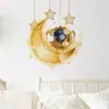 Pegatinas de Pared para Eid Al-Adha de Oriente Medio Transfronterizas, Pegatinas Decorativas de Pared Autoadhesivas, Calcomanías Impermeables y Removibles, Entrega Directa de Fábrica