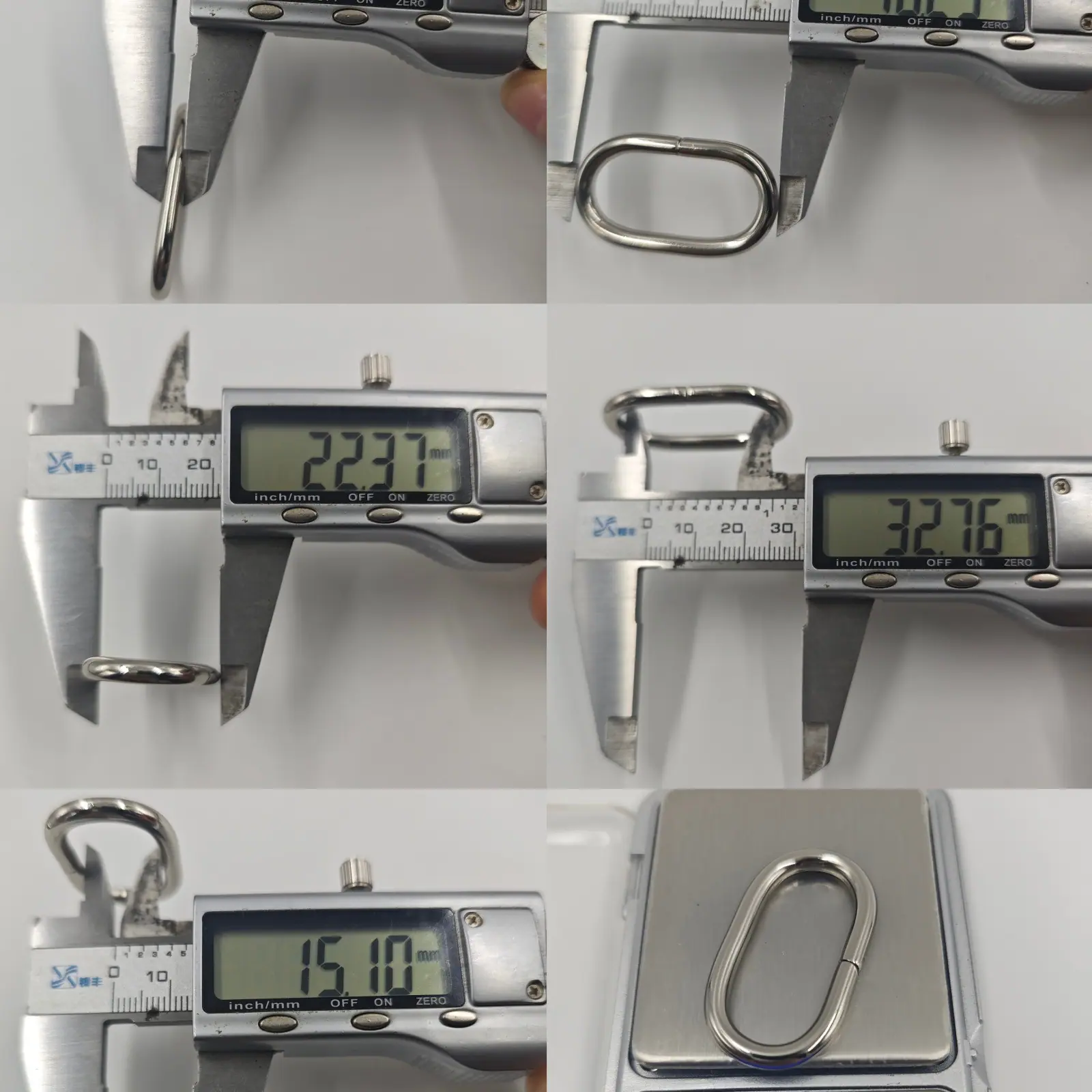 铁线旦型扣 diy鞋类包带旦环圈蛋扣 服饰五金配件金属U形椭圆铁圈3.8线1.2x5旦挂镀银色.jpg