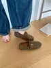 Mocasines slip-on de cuero genuino estilo coreano BEILIXUAN para mujer, nuevo modelo de otoño 2026, elegantes y versátiles para ir al trabajo