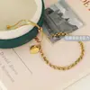 Pulseira Ajustável de Aço Titânio com Puxador de Coração Tornozeleira de Corrente com Pérolas Redondas para Mulheres Estilo Que Não Desbota Luxo Acessível Pulseira Europeia e Americana Estilosa