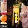 Linterna de Calabaza Festival de Medio Otoño 2026 Modelo Nuevo Kit de Manualidades DIY para Niños Linterna Portátil Brillante de la Fortuna Adorno Colgante