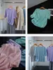 Ropa Hongmi/ "Candy Party" 13 Colores~ Camiseta de Punto Ligera y Cálida con Forro de Polar de Manga Corta para Mujer ROAZZY036