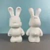 Oso fluido blanco en bruto diy hecho a mano red popular oso violento fluido adornos tienda hecha a mano puesto de mercado comercio exterior suministro al por mayor