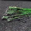Línea de plomo estilo americano con alambre de acero anti-enredo, línea de carbono de alta tensión, conector terminado, pasador, equipo para pesca de micro-pesca