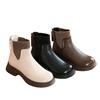Botas Elegantes y Delgadas Botas de Suela Gruesa Zapatos Nuevos para Mujer Otoño e Invierno 2025 Botines Botas Tipo Calcetín para Mujer Botas Tipo Calcetín Estilo Western
