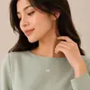 Europeu e americano transfronteiriço jóias moda all-match feminino nicho luz colar de luxo simples liga borboleta pingente colar