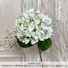 Buquê falso de simulação cor branca flor artificial de seda acabada flor de fileira para local de casamento flor de plástico arranjo de casamento de alta qualidade