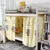 Cortina para Cama de Dormitorio de Estudiantes Universitarios Bloques Superiores e Inferiores Tela de Sombreado Dormitorio Masculino y Femenino Dormitorio de Estudiantes de Secundaria Cortina para Cama de Dormitorio Habitación de Alquiler Sencilla