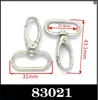 Fábrica de ganchos para cordão atacado metal espessado rotativo colorido fita gancho 8mm cordão de celular fecho bico de águia
