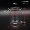 Reactor Fotocatalítico de Vidrio de Cuarzo Taza de Reacción Trampa Fría de Doble Capa de Cuarzo Matraz con Camisa Resistente a Altas Temperaturas Recipiente de Vacío Graduado