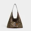 Bolso Tote de Leopardo de Moda para Viajes Diarios de Mujeres, Nuevo de Moda Otoño 2026, Bolso de Hombro/Debajo del Brazo Versátil, Exquisito y Elegante