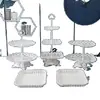 Suporte de mesa para sobremesas, pratos, expositores, enfeites, bandeja para lanches e frutas, decoração de casamento, mesa de centro para sala de estar, prato de frutas personalizado