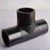 Tee de Unión a Tope de HDPE [Igual Diámetro] Junta de Tubería de Agua Engrosada de Material Nuevo Accesorios para Tubería de Drenaje Tamaño Completo