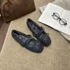 Zapatos de Ballet Bean con Lazo Suave para Mujer 2026 Otoño Nuevo Estilo Felpa Cálida Boca Baja Zapatos Peludos para Mujer