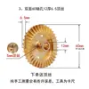 Impulsor de cobre varias especificaciones impulsor de una cara impulsor de cobre de doble cara bomba de vórtice bomba autocebante bomba presurizadora automática impulsor