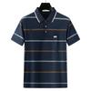 Camisetas de Manga Curta de Verão para Homens de Meia-Idade e Idosos Calças com Bolso de Aba Tops Moletons Largos Camisas Polo Papai Fabricante Atacado