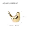 Arte Moderna Nórdica Estilo Minimalista Modelo de Quarto Estudo Pássaro Dourado de Cerâmica Decoração Suave Ornamento Criativo