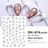 Redanco novo 3D rede social explosões diy padrão adesivos de arte para unhas com adesivos de unha adesivos atacado DH-074