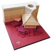 Papel adhesivo creativo Morning Sail, modelo de calendario para tallar papel adhesivo de Harry Potter, arte 3D estéreo, regalo