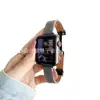 Correa de Cuero Adecuada para Banda de Apple Watch con Patrón de Vaca Plano Cierre Magnético 14mm Correa de Moda Venta al por Mayor