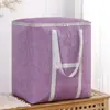 Bolsa de Almacenamiento para Acabado de Colcha Colcha Bolsa para Mudanza Artefacto Plegable Extra Grande Engrosada Tela Oxford Bolsa de Lona