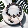 Pulseira Princesa Fofa Cor de Doce para Melhores Amigas, Pulseiras de Contas para Crianças, Doce e Sofisticada, Bijuterias Versáteis para Barracas