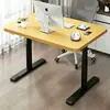 Escritorio Blanco Ajustable Manualmente, Diseño Espeso y Sencillo, Escritorio de Estudio para Niños, Habitación de Estudio de Dormitorio, Escritorio de Computadora para el Hogar
