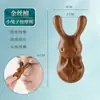 Herramienta de Protección Ocular Qiantu Wuliu, Raspador de Ojos, Masajeador para la Zona de Nariz y Ojos, Peine Masajeador de Madera Maciza, Peine de Sándalo Verde, Portátil