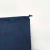 Bolsa de Veludo com Cordão para Armazenamento de Joias, Saco à Prova de Poeira com Design de Cordão, Personalizável em Vários Tamanhos, com Impressão de Logo