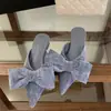 Sandalias Planas de Ballet Slip-On de Punta Fina con Lazo, Estilo Nuevo Primavera 2026, para Mujer, para Combinar con Faldas