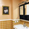Inodoro Baño Azulejo de Pared Azulejo de Pared Cierre Tira Decorativa Tira de Borde Medio Muro de Baño Tira de Tubo de Arcilla Línea Ohm