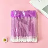 Cepillo Desechable de Cristal de Doble Punta para Pestañas, Pincel para Labios, Peine para Cejas, Brocha de Maquillaje, Set Portátil de 50 Piezas, Herramientas de Maquillaje de Doble Uso para Labios y Cejas