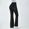 Jeans Lavado New Retro Transfronteiriço Calças Elásticas Modeladoras de Cintura Alta Femininas com Bolsos Calças Fitness Boot-Cut Europeias e Americanas