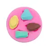 Molde de silicona para pastel de fondant forma de gema molde para pastel nuevo molde de silicona epoxi molde para jabón hecho a mano