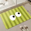 Tapete absorvente de secagem rápida para banheiro, cor dopamina, para porta de banheiro, decoração de casa, tapete antiderrapante