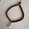 Suministro del Fabricante de Cadena para Teléfono Móvil de Cinabrio con Bajo Contenido del Año Zodiacal Femenino Exquisita Cadena para Teléfono Móvil con Cuentas de Mineral Crudo Arena Dorada Púrpura Anti-Pérdida