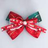 Laço de Natal Acessórios DIY Fita Canelada de Poliéster Laço Pingente para Árvore de Natal Decoração de Caixa de Presente
