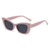 Gafas de Sol Ojo de Gato Perla Libro Rojo Celebridad de Internet Gafas de Sol Simples Europeas y Americanas Gafas de Sol Personalizadas de Moda