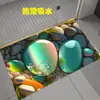 Alfombrilla de Barro Diatomeas para Entrada de Baño, Alfombrilla Absorbente de Agua para Pies, Resistente a la Suciedad, Lavable, Alfombrilla Antideslizante, Alfombrilla de Piso de Baño con Piedras 3D