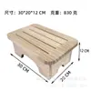 Casa de muñecas de comercio electrónico transfronteriza mini banco taburete reposapiés otomana de noche taburete de sofá taburete para debajo de la mesa reposapiés tapete de madera