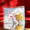 Pegatinas para Teléfono de Oro Puro 999, Láminas de Oro para Hacerse Rico de Princesa, Imanes de Refrigerador de Fortuna, Tarjetas de Oro de Tesoro, Regalos al por Mayor